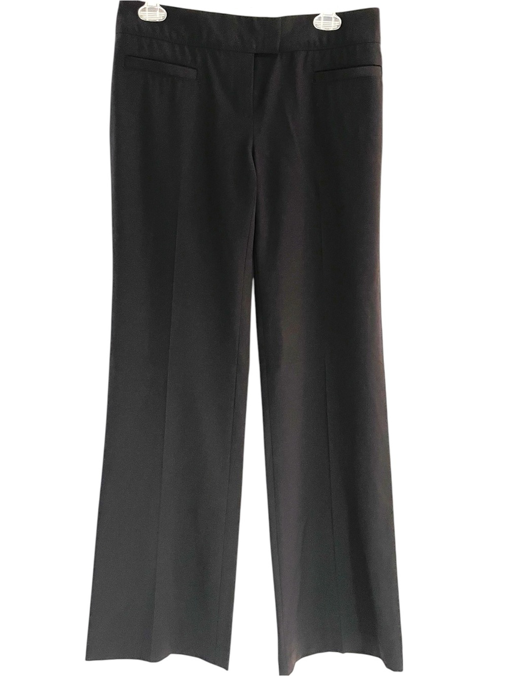 Women’s Josef Black Wool Mid-Rise Trousers Size 6